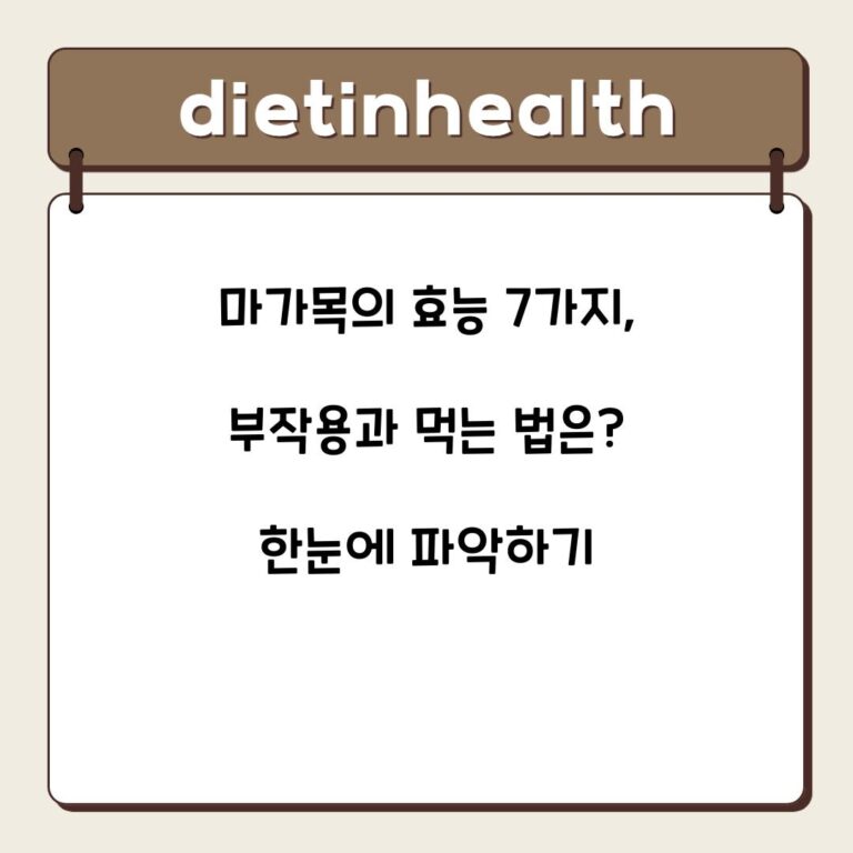 마가목의 효능 7가지, 부작용과 먹는 법은? 한눈에 파악하기