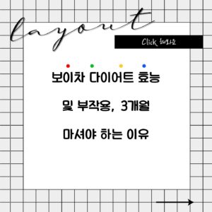보이차 다이어트 효능 및 부작용, 3개월 마셔야 하는 이유
