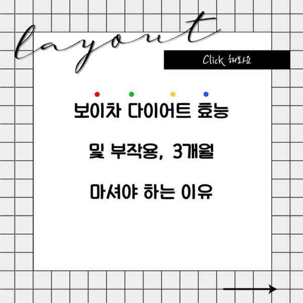 보이차 다이어트 효능 및 부작용, 3개월 마셔야 하는 이유