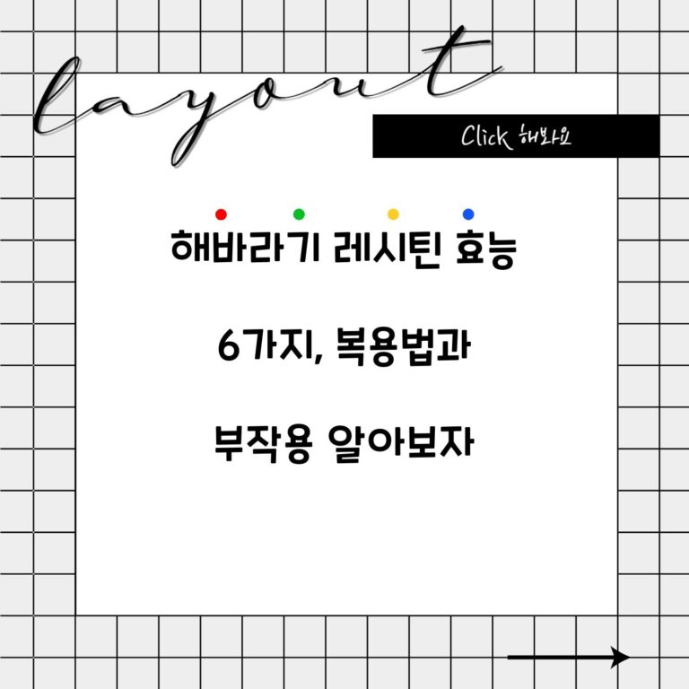 해바라기 레시틴 효능 6가지, 복용법과 부작용 알아보자