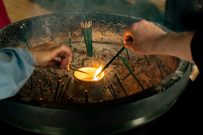 Incense.