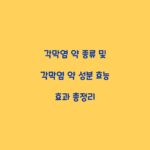 각막염 약 종류 및 각막염 약 성분 효능 효과 총정리