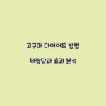 고구마 다이어트 방법 체험담과 효과 분석