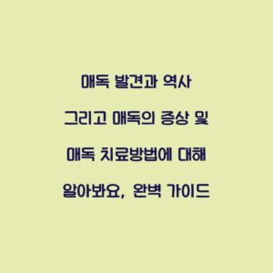 매독 발견과 역사 그리고 매독의 증상 및 매독 치료방법에 대해 알아봐요, 완벽 가이드