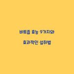 비트즙 효능 9가지와 효과적인 섭취법