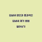 입냄새 원인과 효과적인 입냄새 제거 방법 알아보기