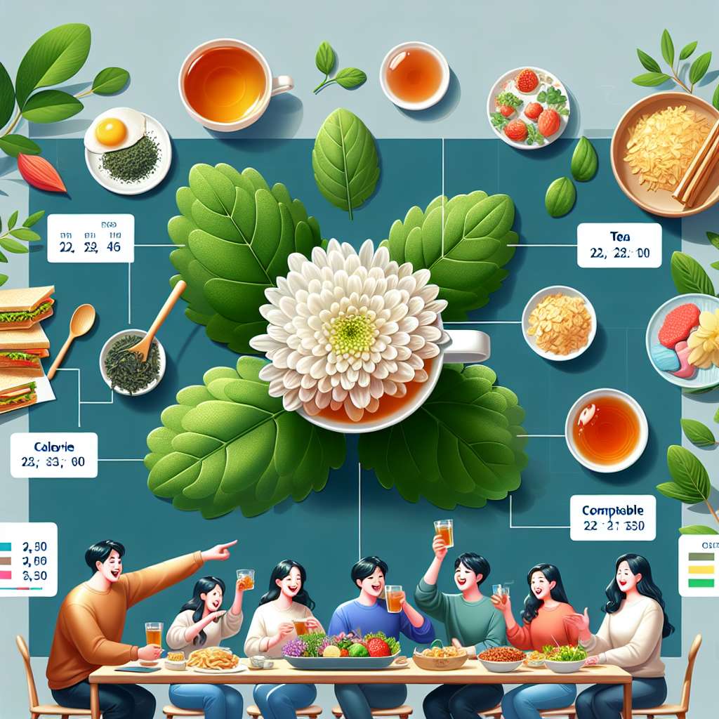 국화잎차 효능 칼로리 영양성분 궁합음식 총정리