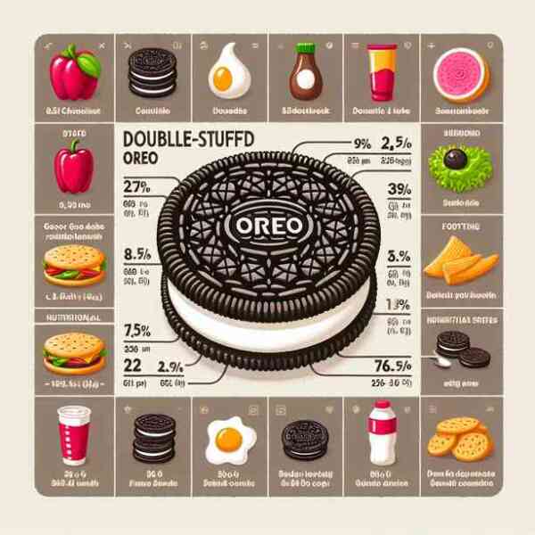 오레오더블스턱 효능 칼로리 영양성분 궁합음식 한눈에 보기