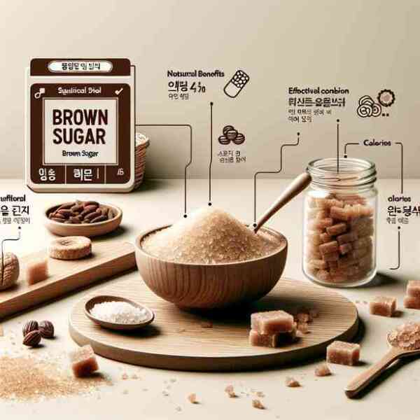 청정원황설탕 효능 영양성분 궁합음식 칼로리 한눈에 보기