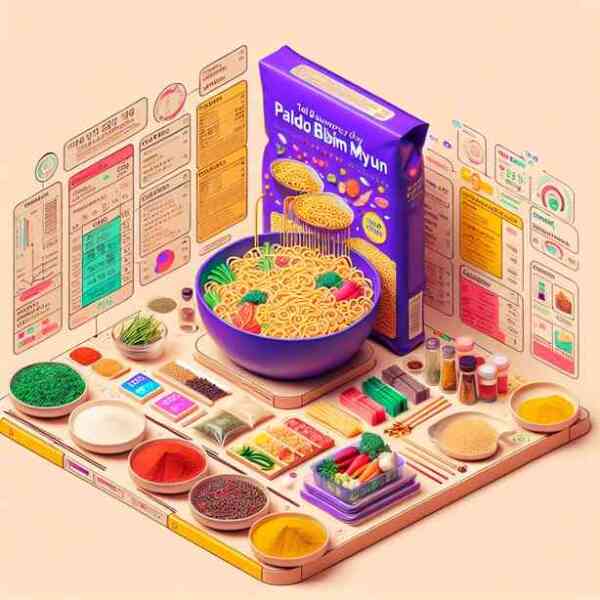 팔도비빔면 효능 영양성분 칼로리 궁합음식 총정리 팔도비빔면 효능 영양성분 칼로리 궁합음식 총정리