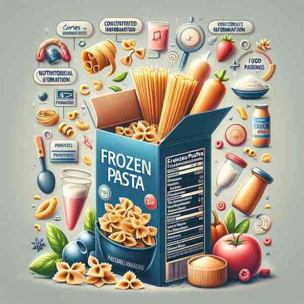 냉동파스타 효능 칼로리 영양성분 궁합음식 총정리