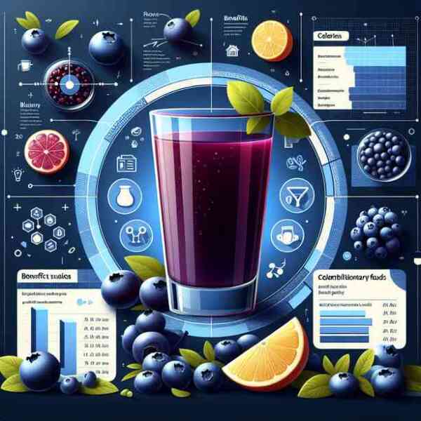 블루베리주스 효능 칼로리 영양성분 궁합음식 총정리