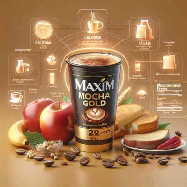 맥심모카골드 효능 칼로리 영양성분 궁합음식 한눈에 보기