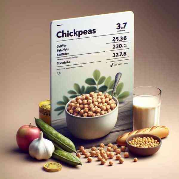 병아리콩 효능 칼로리 영양성분 궁합음식 살펴보기