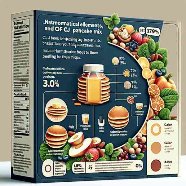 CJ팬케이크믹스 효능 영양성분 칼로리 궁합음식 한눈에 보기