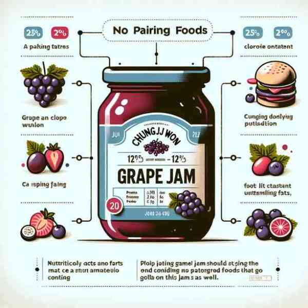 청정원포도잼 효능 칼로리 영양성분 궁합음식 총정리