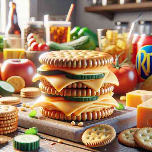 리츠치즈샌드 효능 칼로리 영양성분 궁합음식 총정리