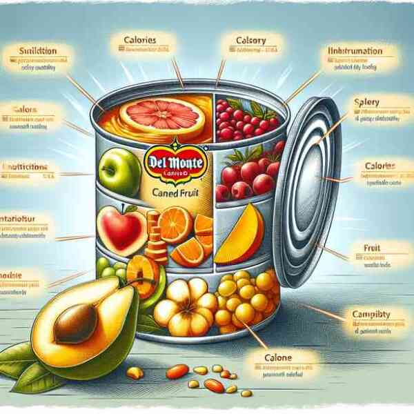 델몬트후르츠통조림 효능 영양성분 칼로리 궁합음식 한눈에 보기