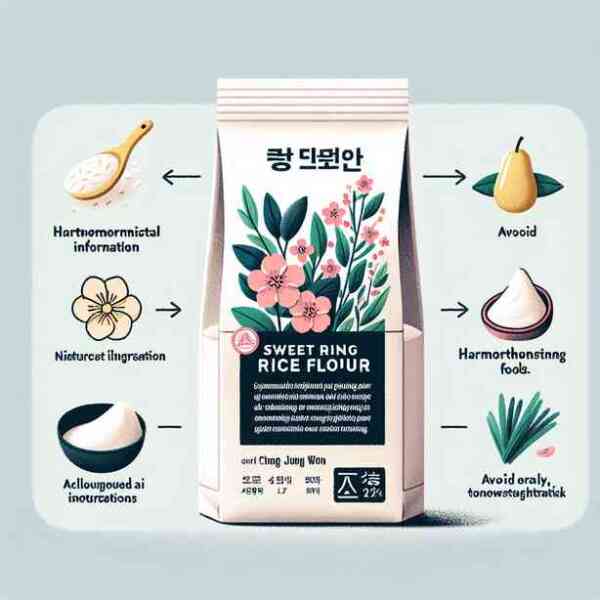 청정원찹쌀가루 효능 영양성분 칼로리 궁합음식 한눈에 보기