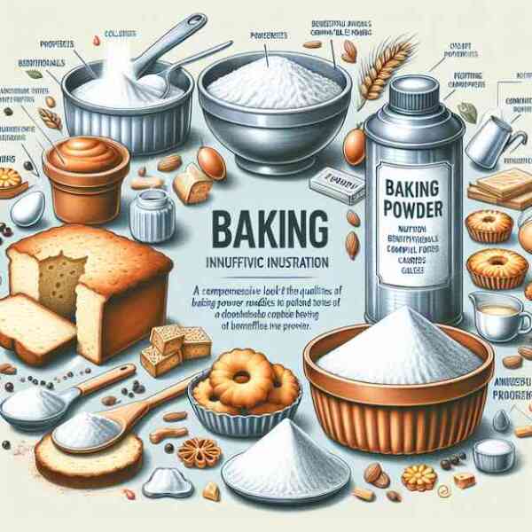 베이킹파우더 효능 영양성분 궁합음식 칼로리 한눈에 보기