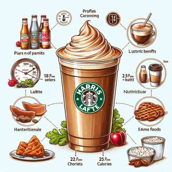 할리스라떼 효능 칼로리 영양성분 궁합음식 알아보기