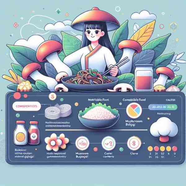 비비고버섯불고기 효능 영양성분 궁합음식 칼로리 한눈에 보기