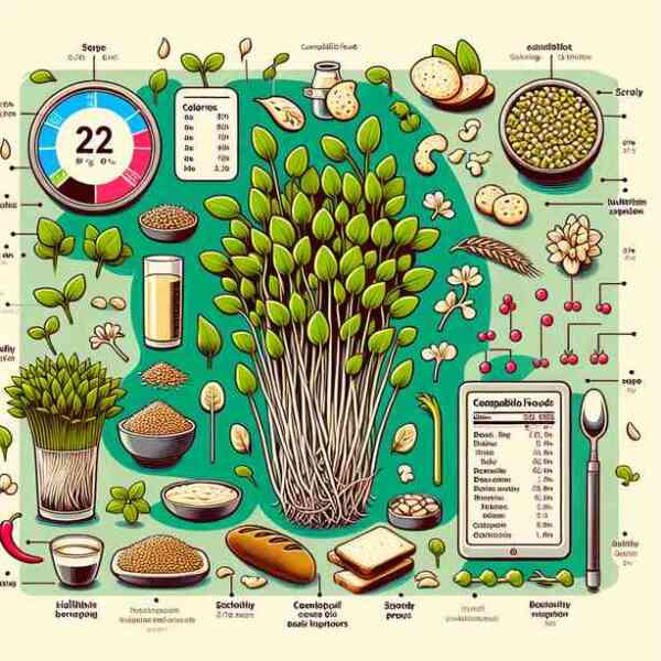 밀싹 효능 칼로리 영양성분 궁합음식 종합 가이드