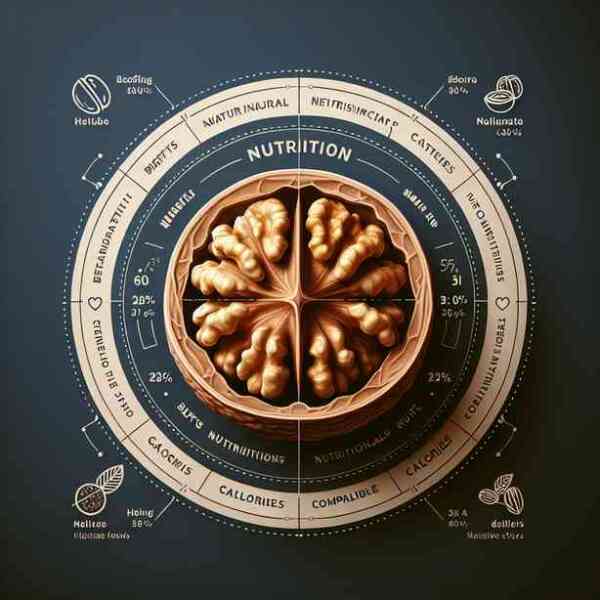 호두반쪽 효능 영양성분 칼로리 궁합음식 완벽 분석