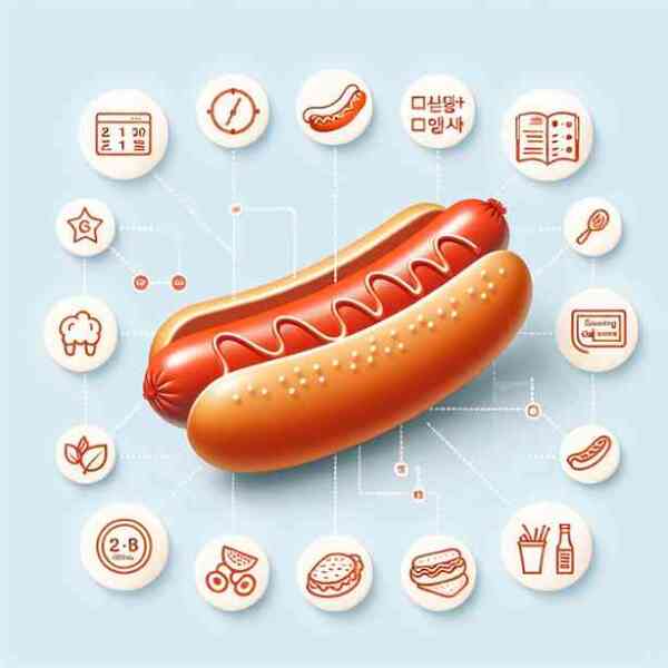 청정원핫도그소시지 효능 칼로리 영양성분 궁합음식 한눈에 보기