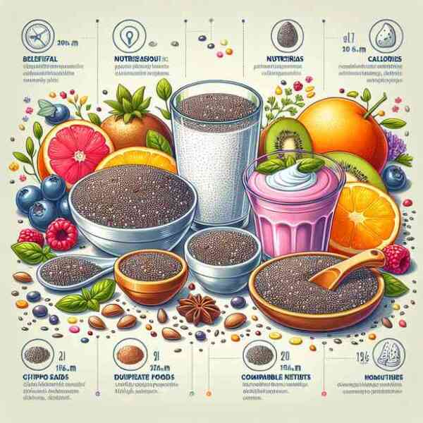 치아씨드 효능 칼로리 영양성분 궁합음식 알아보기 치아씨드 효능 칼로리 영양성분 궁합음식 알아보기