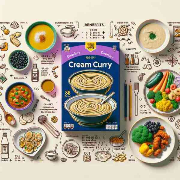 청정원크림카레 효능 궁합음식 영양성분 칼로리 한눈에 보기