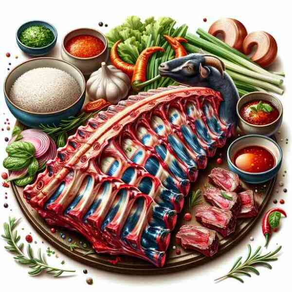 염소갈비 칼로리 효능 영양성분 궁합음식 한눈에 보기