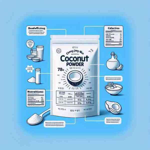 청정원코코넛가루 효능 칼로리 영양성분 궁합음식 한눈에 보기